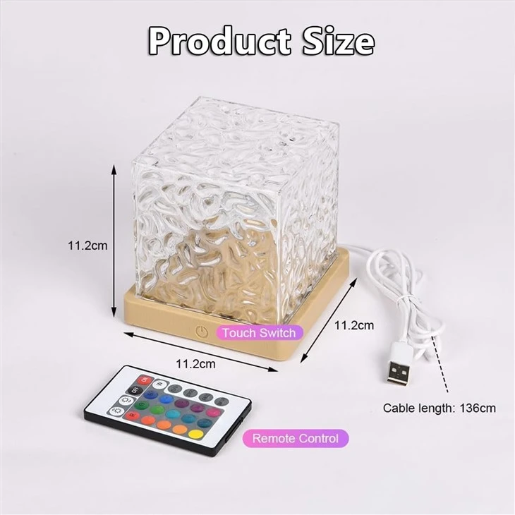 Water Ripple LED Cube Lamp suppliers